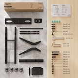 thumbnail of ONKRON Soporte TV con Ruedas y Altura Regulable para pantallas de 55 a 90", hasta 75 kg, VESA máx 800x600 mm, TS1871-B Negro