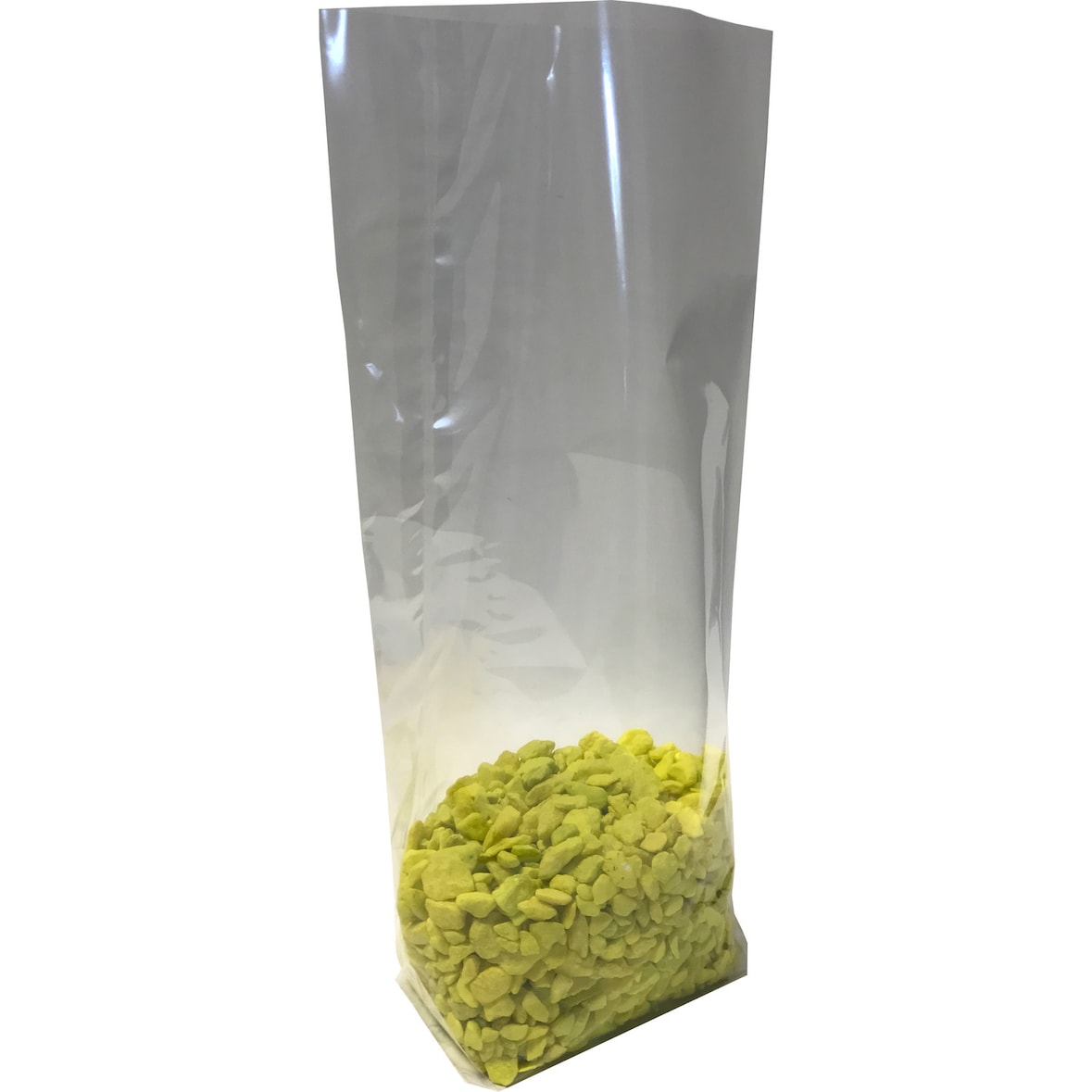 1000x Kreuzbodenbeutel OPP 180 x 340mm transparent mit Siegelnaht 30my