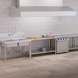 thumbnail of El fumi – El fumi – Professionele roestvrijstalen werktafel met 2 legplanken, 1000 × 600 × 850 mm