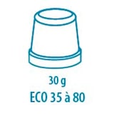 thumbnail of ITV Machine A Glacons A Injection - Refroidissement Air - Glacons Pleins 30G - 435X605X695 - Prod.:42Kgs/24H - Stockage 15Kgs - 220V-50Hz ECO45A