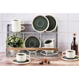 thumbnail of Tasse 20cl et soucoupe Ø15cm OXYGEN - 12 pièces - Vert de gris