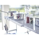 thumbnail of Yamazaki Küchenregal Standregal Arbeitsplatte weiß Metall ausziehbar 54-92x25x22cm "TOWER"