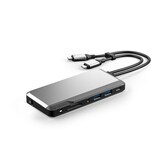 thumbnail of Alogic U2CSH-SGR Alogic Dockingstation Twin Super Dock 10-in-1 Dual USB-C