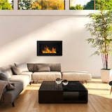 thumbnail of Camino a bioetanolo da parete o incasso PISA Nero L 65 x P 12 x H 40