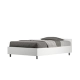 thumbnail of Letto una piazza e mezza senza rete 120x190 bianco frassino Nuamo