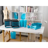 thumbnail of Exacompta 310782D 1x BIG-BOX ladenbox met 4 laden voor DIN A4+ documenten, Iderama, zwart-turkoois