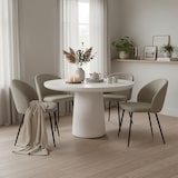 thumbnail of SIT Möbel Tisch Ø 120 cm | runde Tischplatte | Kalkputz naturweiß | B 120 x T 120 x H 77 cm | 14920-10