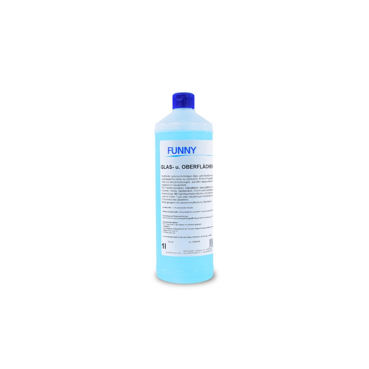 Glas- und Oberflächenreiniger Funny - 12 x 1 L - Konzentrat - Glasreiniger