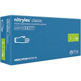 thumbnail of Nitrilhandschuhe blau, nitrylex® classic blue, Mercator - Größe S - 10x100 Stück