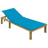 thumbnail of Helloshop26 - Espreguiçadeira cadeira de praia cama de sol cama de jardim mobiliário de exterior para pátio 200 cm com almofada 02_0012308
