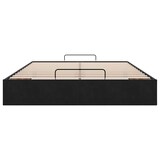 thumbnail of vidaXL Ottoman-Bett ohne Matratze Schwarz 140x190 cm Samt