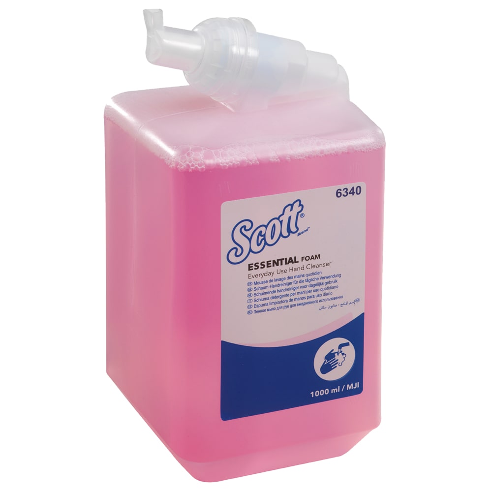 Scott Essential Schaumseife Schaum Rosa 6340 6 Stück à 1 L
