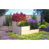 thumbnail of Stufenbeet Hochbeet 3 Ebenen 120x80cm Blumen Kräuter Gemüse, aus Holz