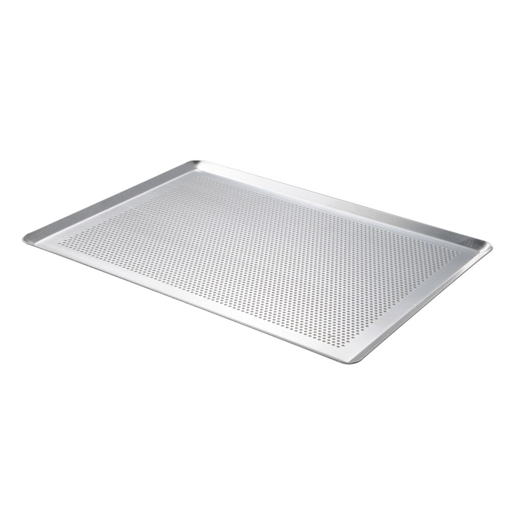 DE BUYER Backblech Aluminium mikroperforiert Rechteck grau Aluminium 40x30x1 cm
