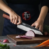 thumbnail of Hezhen - Cuchillo Bunka de acero compuesto - Serie PM8S Retro