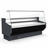 thumbnail of vaiotec TOPLINE Kühltheke 150 mit gerader Frontverglasung, statische Kühlung, Farbe schwarz, BTH 1505 x 800 x 1230 mm