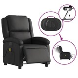 thumbnail of vidaXL Massagesessel Elektrisch Schwarz Echtleder
