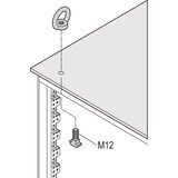 thumbnail of SCHROFF Kranöse für Flachdach - KRANOESEN SATZ M12 4STK