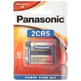 thumbnail of Panasonic Lithium-Fotobatterie 2Cr5 3V Blister (1er-Pack) 2Cr-5L/1Bp