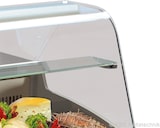thumbnail of Mehrzweckvitrine Super 1250 C mit gebogenem Glasaufbau