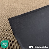 thumbnail of KARAT Schmutzfangmatte SKY Novo Einzigartiger TPE-Rücken Ocker-Schwarz 135 x 200 cm