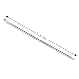 thumbnail of Tampermat met latte pen 12,6 x 14 cm H:3,5 cm Ø 6 cm Naald: lengte 13,5cm