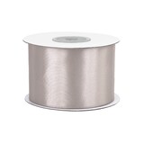 thumbnail of 50mm Satinband 25m Schleifenband Geschenkband Dekoband Breites Stoffband Taupe