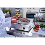 thumbnail of METRO Professional Griddleplatte GEG2101, Edelstahl, 55 x 41.7 x 24 cm, 2400 W, abnehmbare Auffangwanne, Überhitzungsschutz, silber