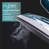 thumbnail of MyBeo Travel Reisebügeleisen, 1100 Watt Bügeleisen mit Dampf und Edelstahl Gleitsohle
