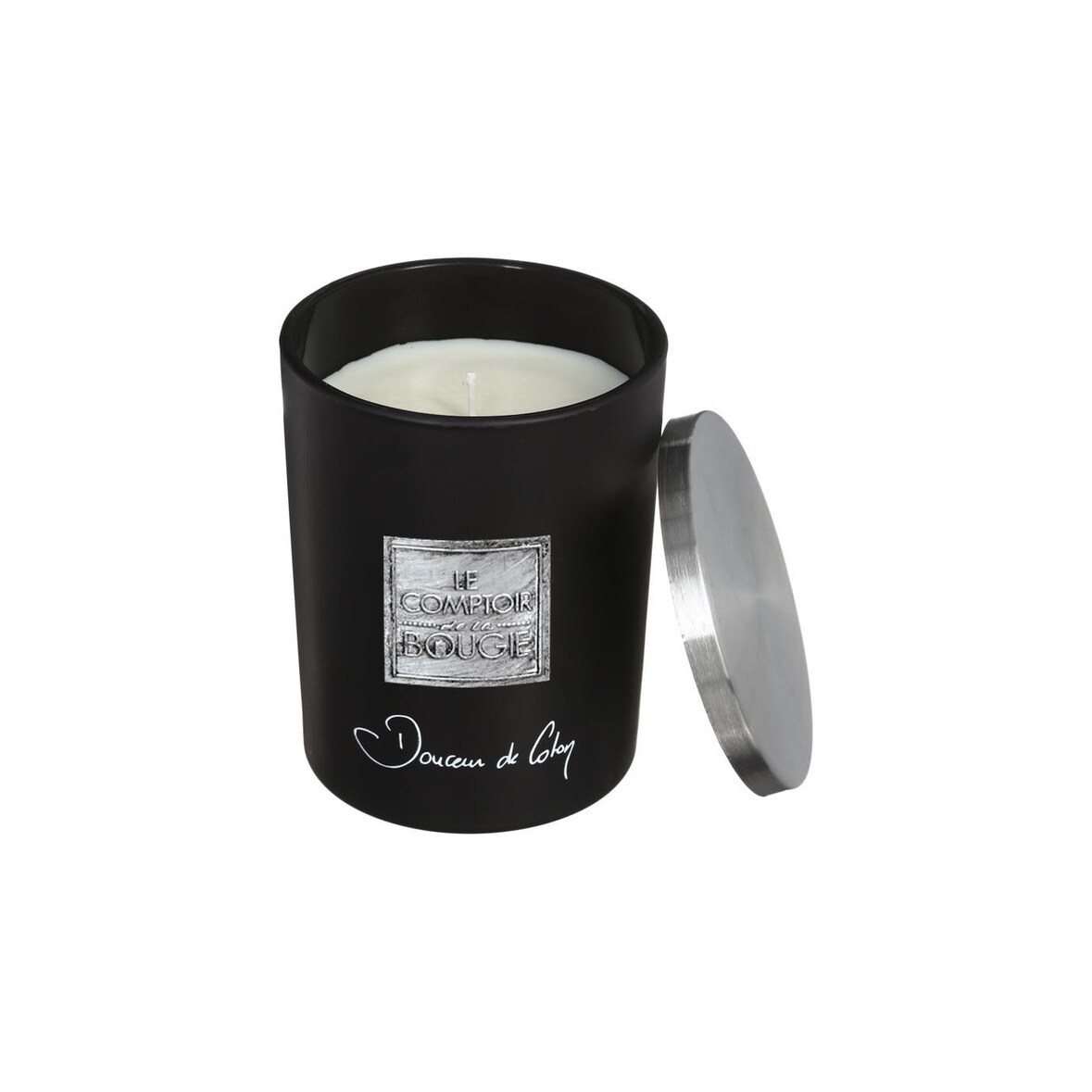 Bougie Parfumée Douceur de coton Pot en verre  490 G