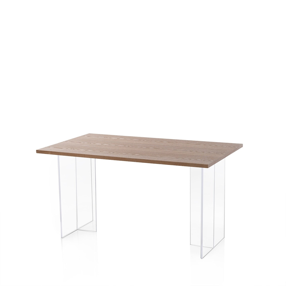 AQA Design Tavolo NILO in acrilico e mdf rovere L.140 P.80 H.75 MP03096