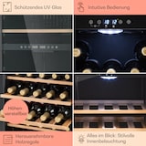 thumbnail of Klarstein Vinamour 54 Duo Weinkühlschrank 2 Zonen 148 Ltr 54 Fl Touch-Display Schwarz