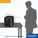thumbnail of Exquisit Heissluftfriteuse FR6502 sw | 3,5 Liter | 1300 W | Timer | schwarz