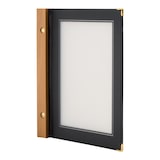 thumbnail of Securit® Menukaart A5 "Wood" - Zwart - 4 zijden