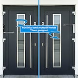 thumbnail of 2 Stangentürschließer UNIVERSAL Türschließer Automatik Türfeder Federschließer bis 55 KG Weiß