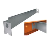 thumbnail of SimonRack Rayonnage industriel, 2000x2400x600 mm, 400 kg au point de flexion, 5 niveaux, sans tablettes, rayonnage garage, Bleu/Orange- Simonforte