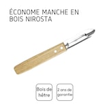 thumbnail of Ensemble de 4 Eplucheurs Econome Nature 16 cm Nirosta