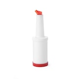 thumbnail of Botella para almacenar y verter, BarUp, rojo, 0,8L, Blanco, ⌀90x(H)300mm