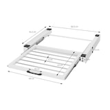 thumbnail of ML-Design Zwischenbaurahmen Weiß 60,5x54,5 cm | Wäscheleine, Stahl, Handtuchhalter, Zwischenrahmen