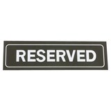 thumbnail of Garcia de Pou - Plaque De Table "Reserved" 18X5,5 Cm Noir Pvc