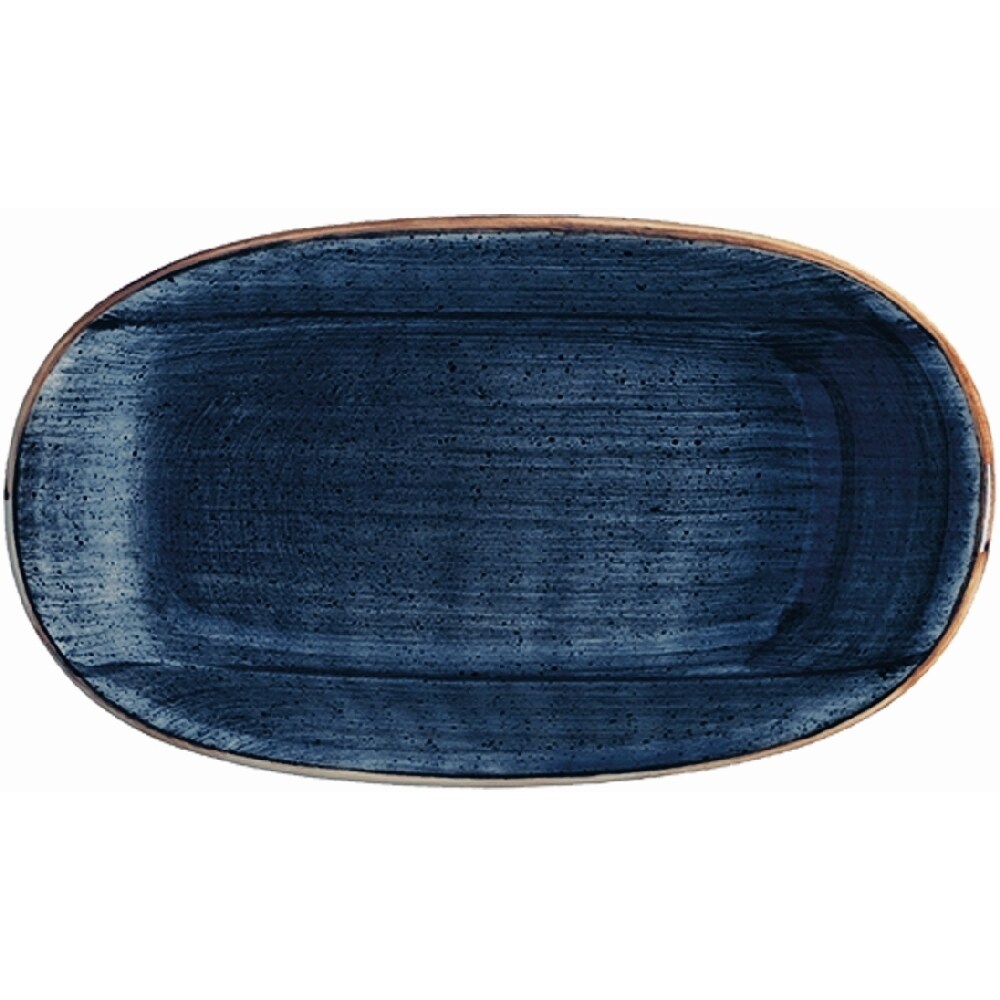 12 x Aura Dusk Gourmet Platte oval 24x14cm * - Bonna  Premium Porcelain
