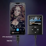 thumbnail of Lecteur MP4 Écran 1.8 Pouces FM Radio E-Book Calendrier Noir Argent YONIS