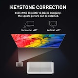 thumbnail of Pico Projecteur DLP 2Go+16Go Vidéoprojecteur Android 9 Wifi Bluetooth + SD 32Go YONIS