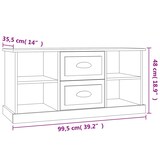 thumbnail of vidaXL TV-Schrank Grau Sonoma 99,5x35,5x48 cm Holzwerkstoff