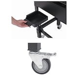 thumbnail of METRO PROFESSIONAL Barbecue a gas con 6 bruciatori principali Dayton, area cottura 53 × 108 cm, telo di copertura, con ruote, acciaio, nero