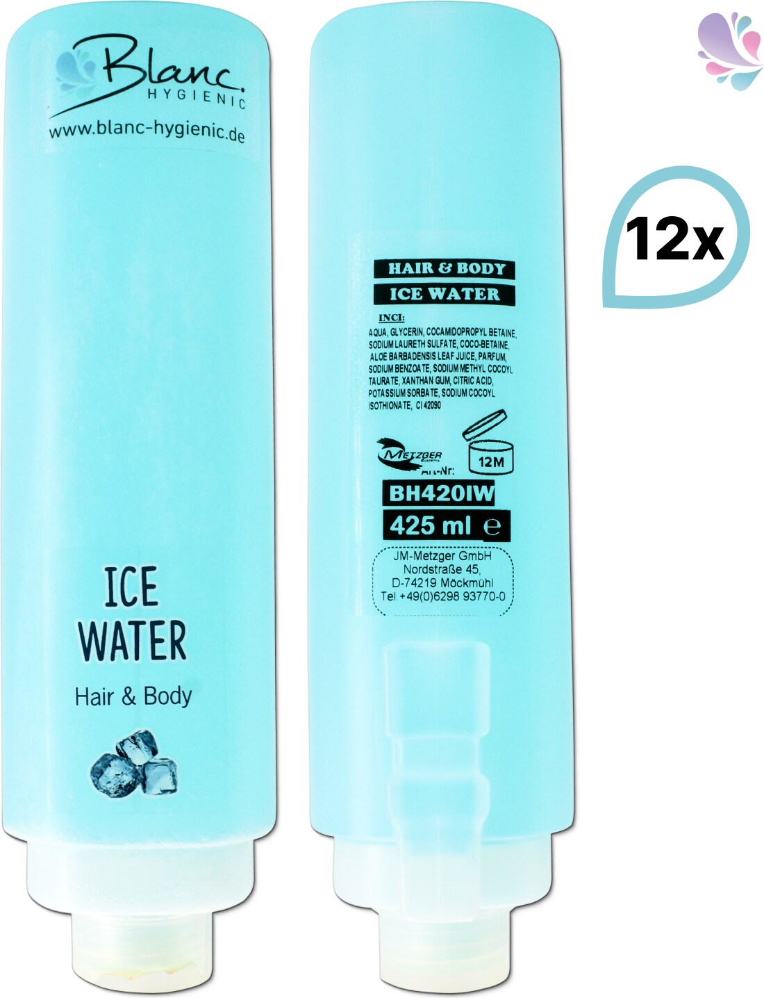 SET: Dusch- und Haarshampoo 12x425ml - HOTELSERIE