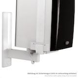thumbnail of B-Tech BT77W neigbare schwenkbare Lautsprecher Wandhalterung, weiß