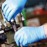 thumbnail of 10x90 Nitrilhandschuhe Blau Größe XXL puderfrei Safe Premium Einweghandschuhe Einmalhandschuhe Nitril Handschuhe