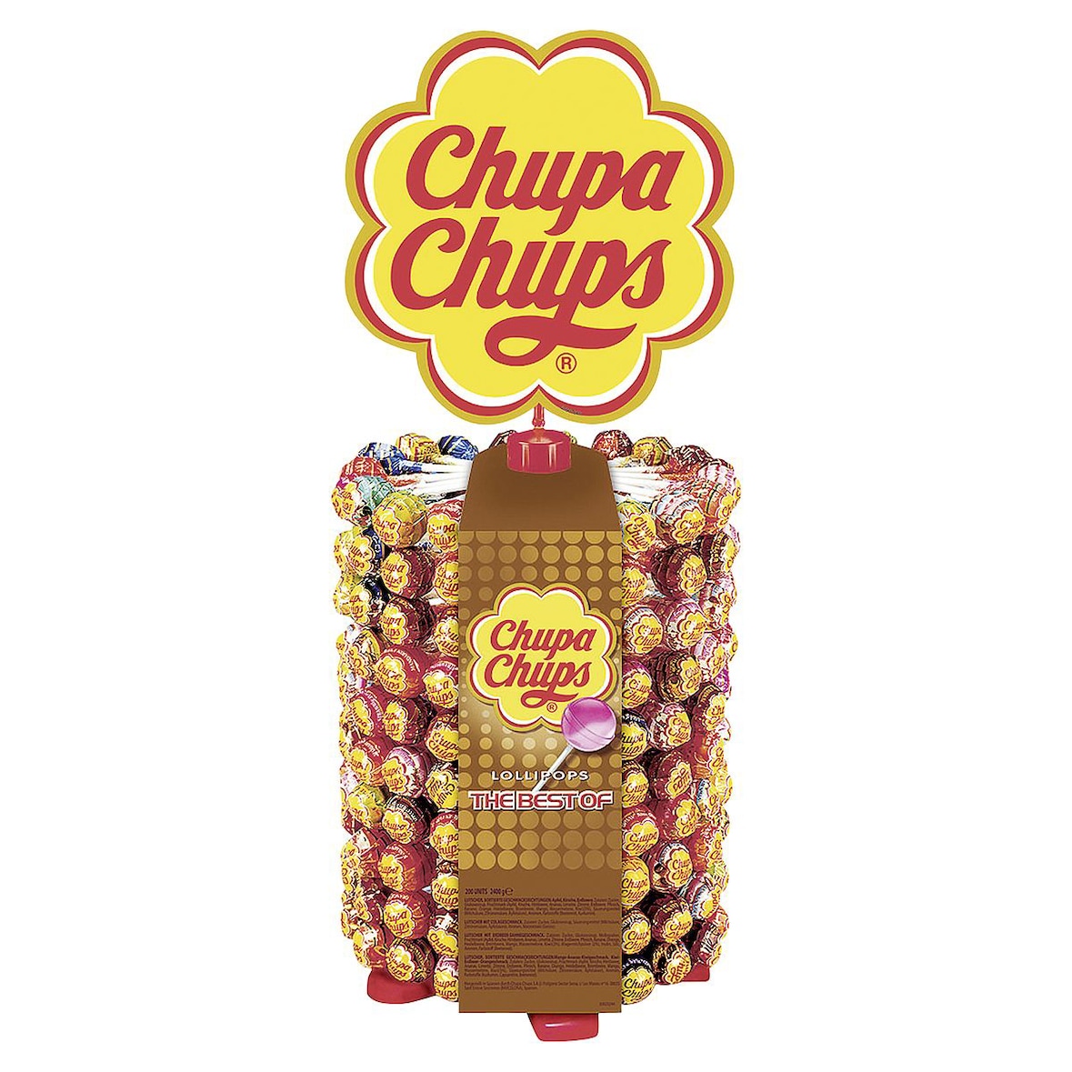 Chupa Chups Lutscherrad The Best Of 200 Lutscher (2,4 kg)