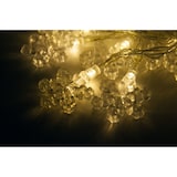 thumbnail of 40 LED Schneeflocken Lichterkette warmweiß Winterdeko Weihnachtsbeleuchtung Warmweiß